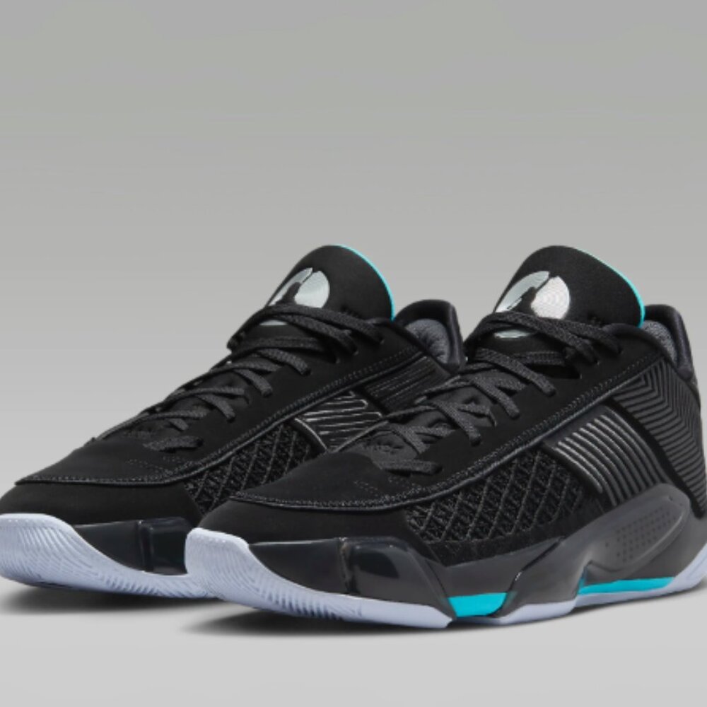 NEW Nike Air Jordan XXXVIII Low PF Black Blue Basketball Shoes Men Size 9